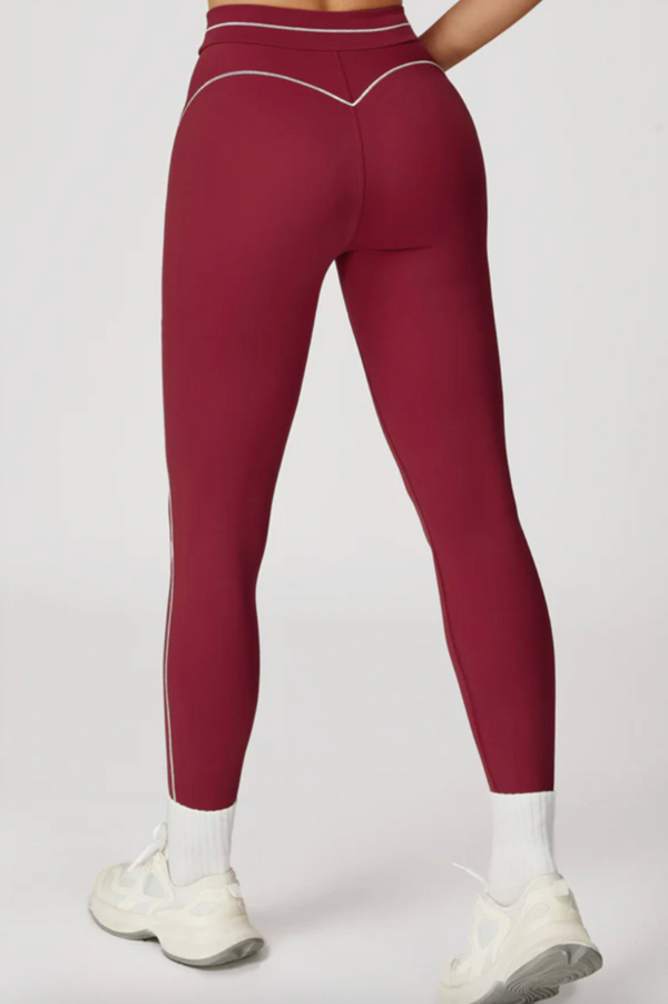 AMARA Leggings Rouge Noir