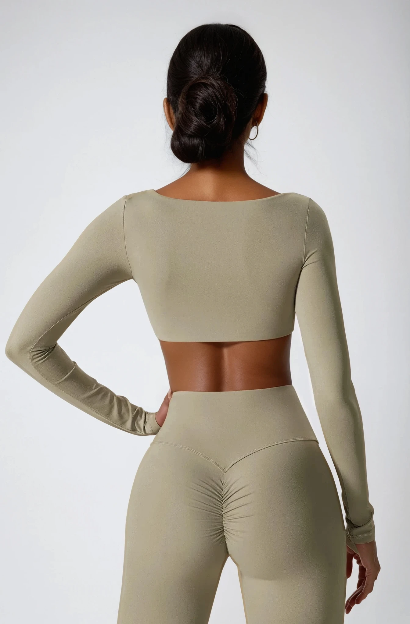 ALINÉ Crop Long Sleeve Linen Dune