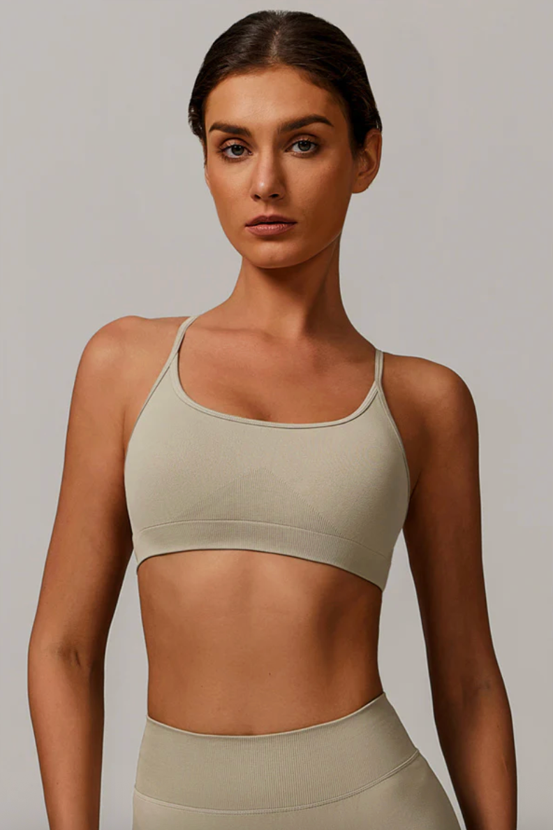 AURORA Sports Bra Linen Dune