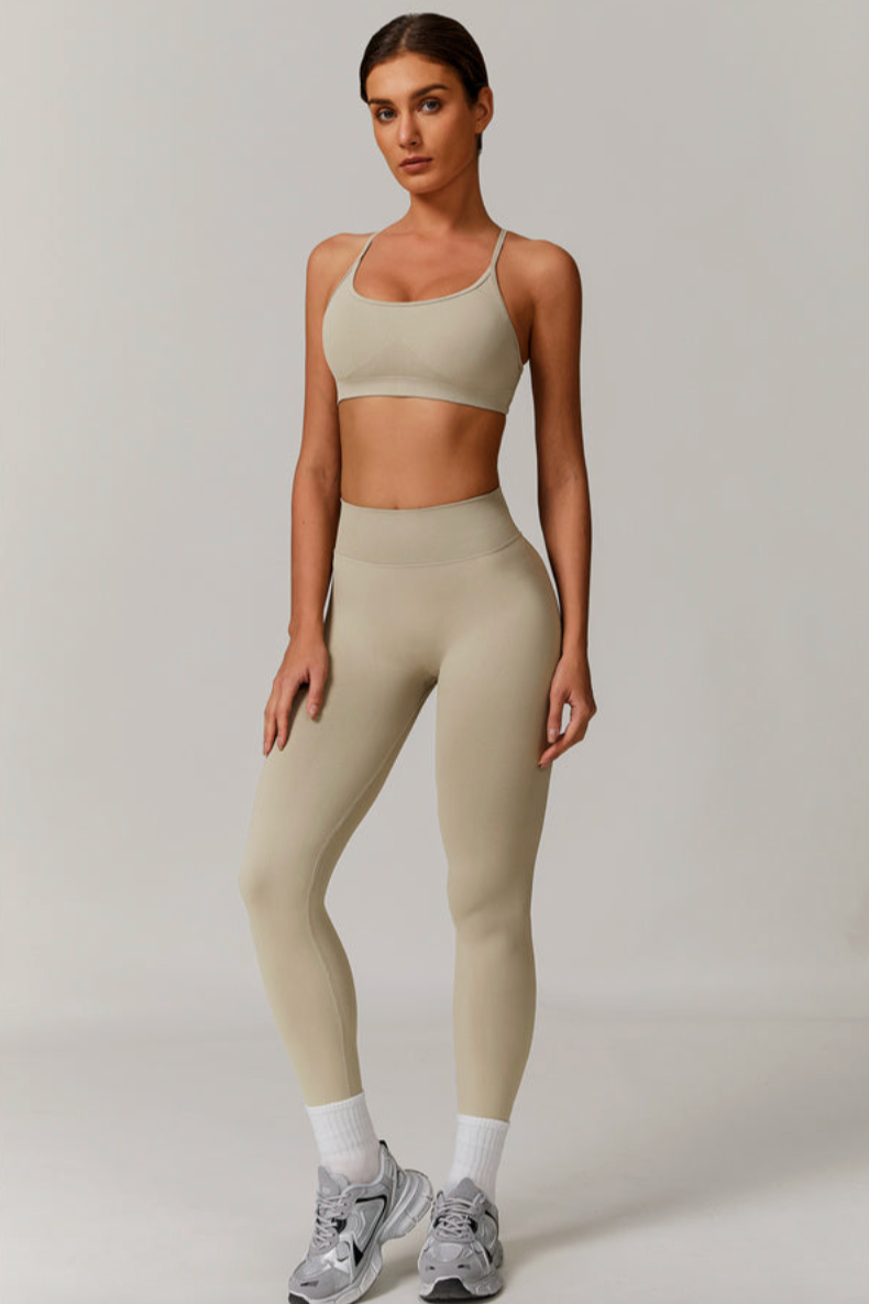 AURORA Sports Bra Linen Dune