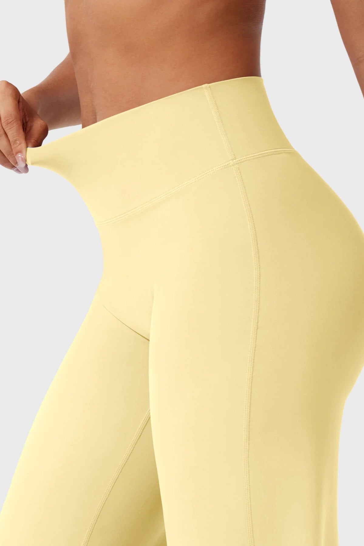 ÉDDA Flare Regular Length Leggings Creamy Lemon