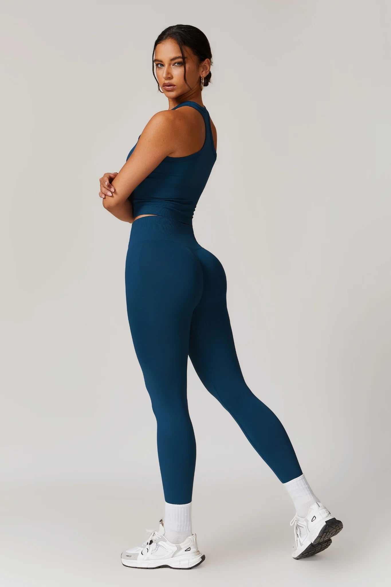 VALENCE Leggings Bleu Irisé