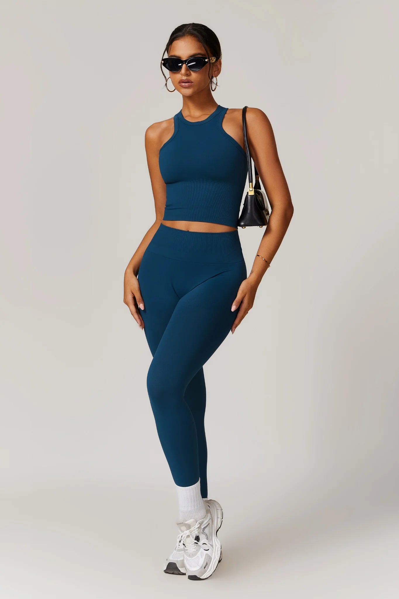 VALENCE Leggings Bleu Irisé