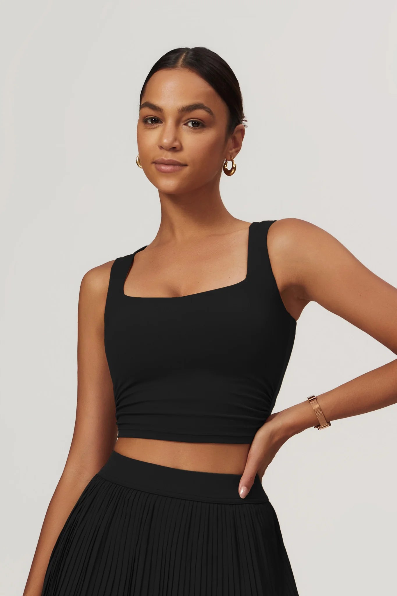 CHELSEA Crop Top Onyx
