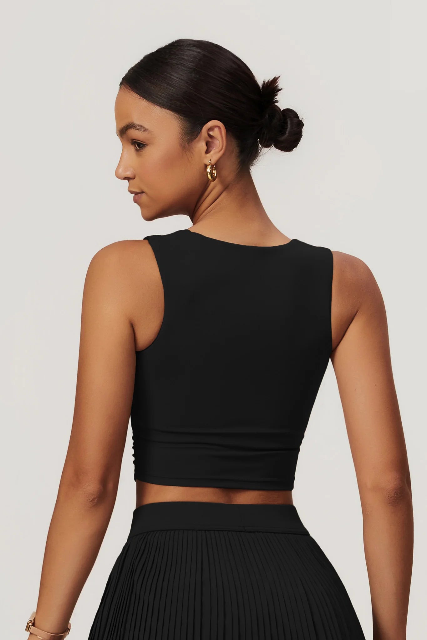 CHELSEA Crop Top Onyx