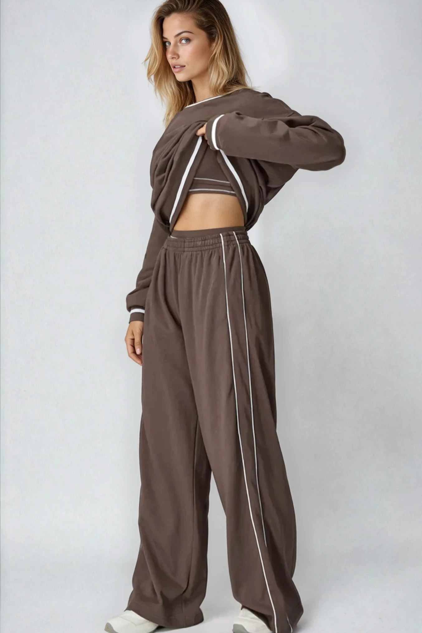 AMARA Sweatpants Smoky Cocao