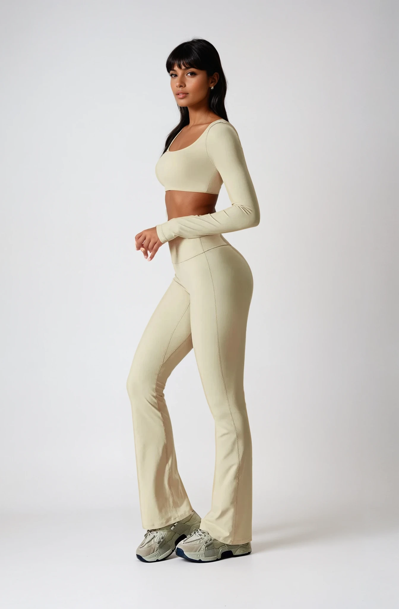 ALINÉ Flare Leggings Créme Vanilla