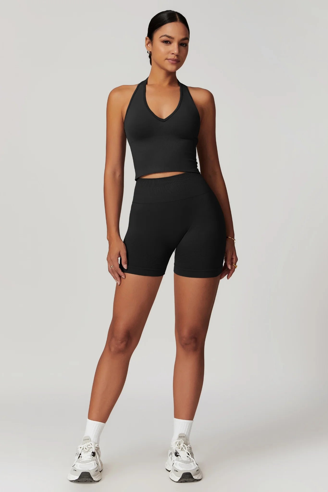 VALENCE Halter Top Onyx