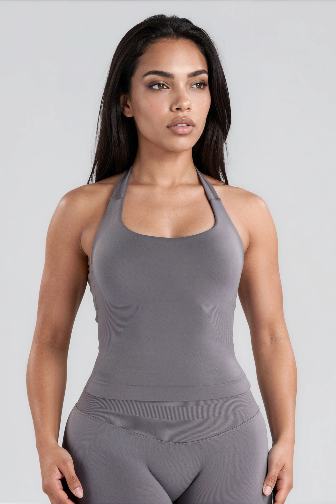 Nadia Halter Top Éclipse Gray