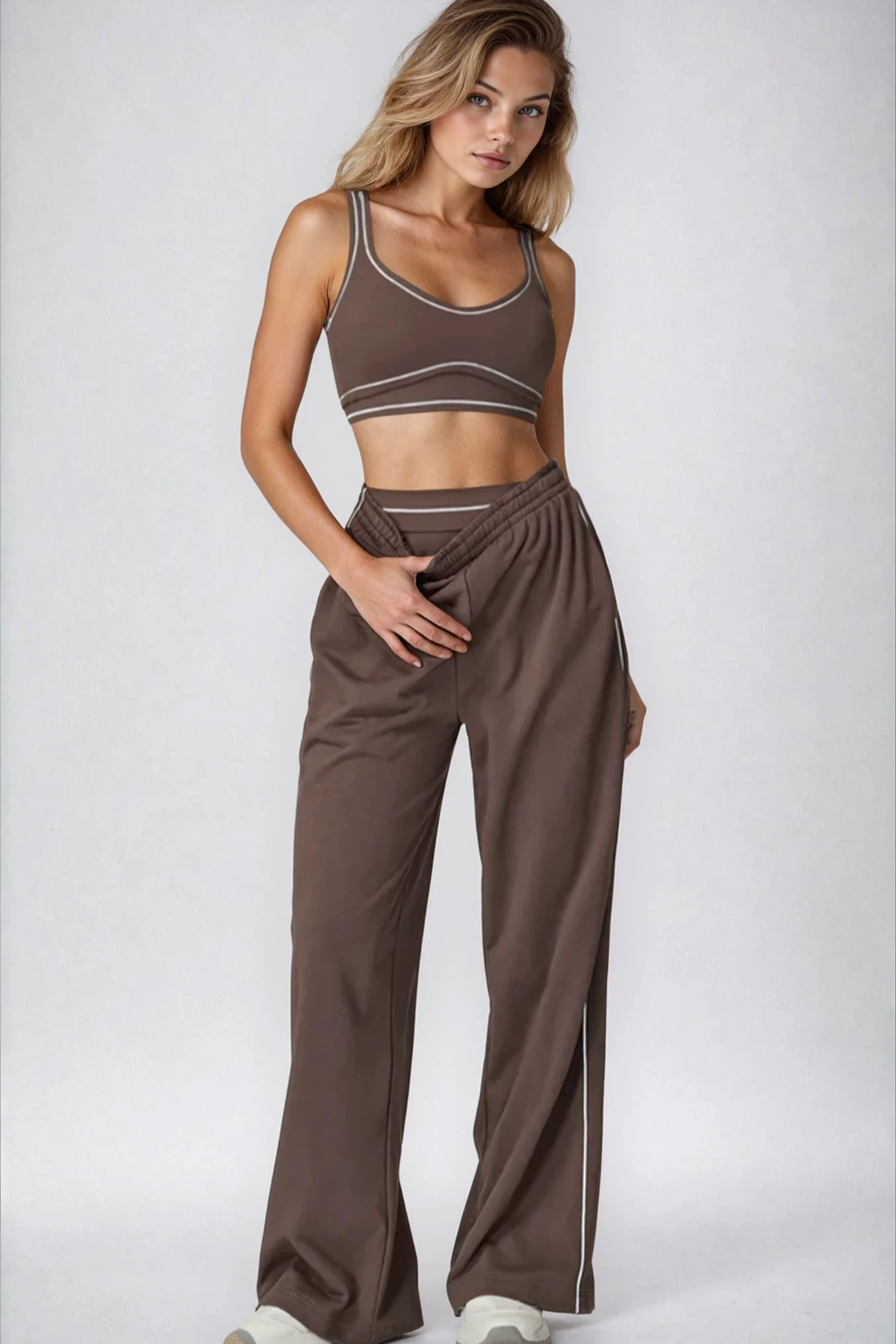 AMARA Sweatpants Smoky Cocao