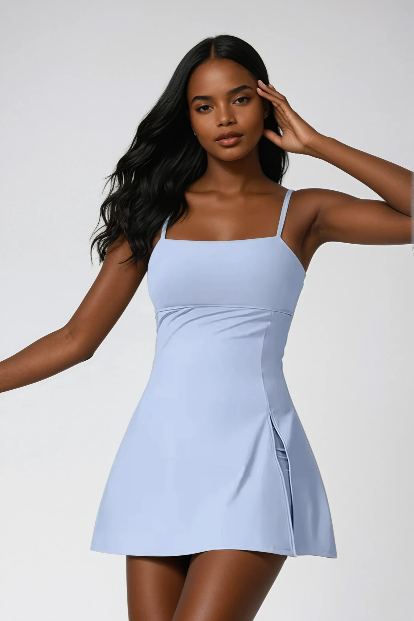 CLÉANE Mini Dress Bleu Ciel