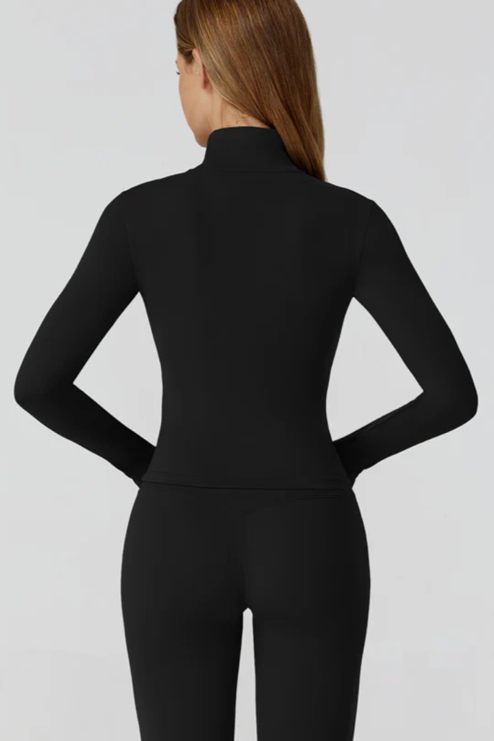 ALLURE FEMME Sleek Sculpt Jacket Onyx