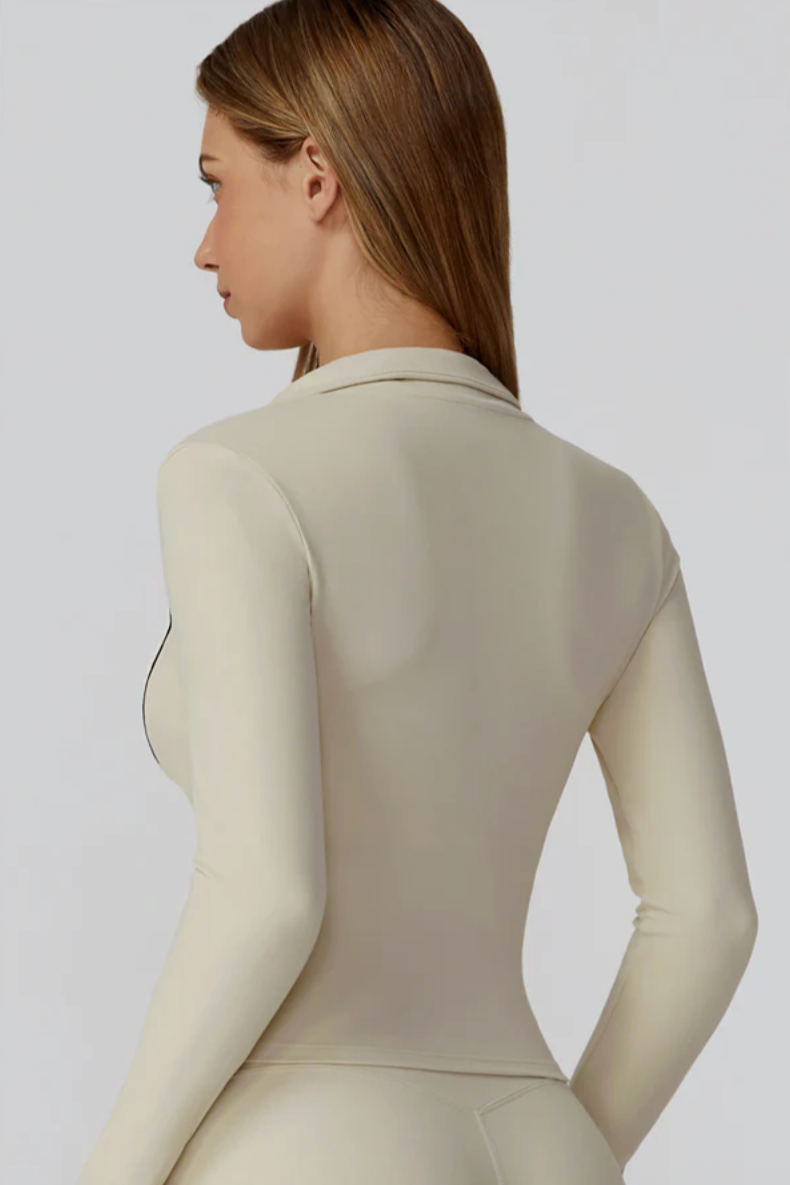 ALLURE FEMME Sleek Sculpt Jacket Créme Vanilla
