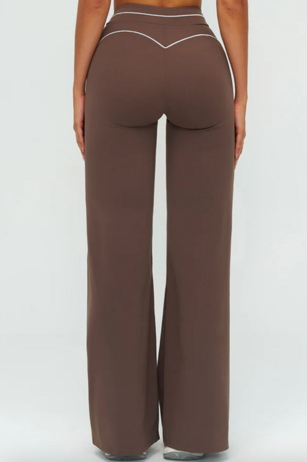 AMARA Straight Leggings Smoky Cocao