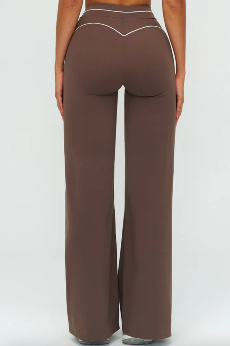 AMARA Straight Leggings Smoky Cocao