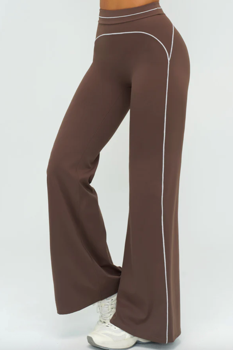 AMARA Straight Leggings Smoky Cocao