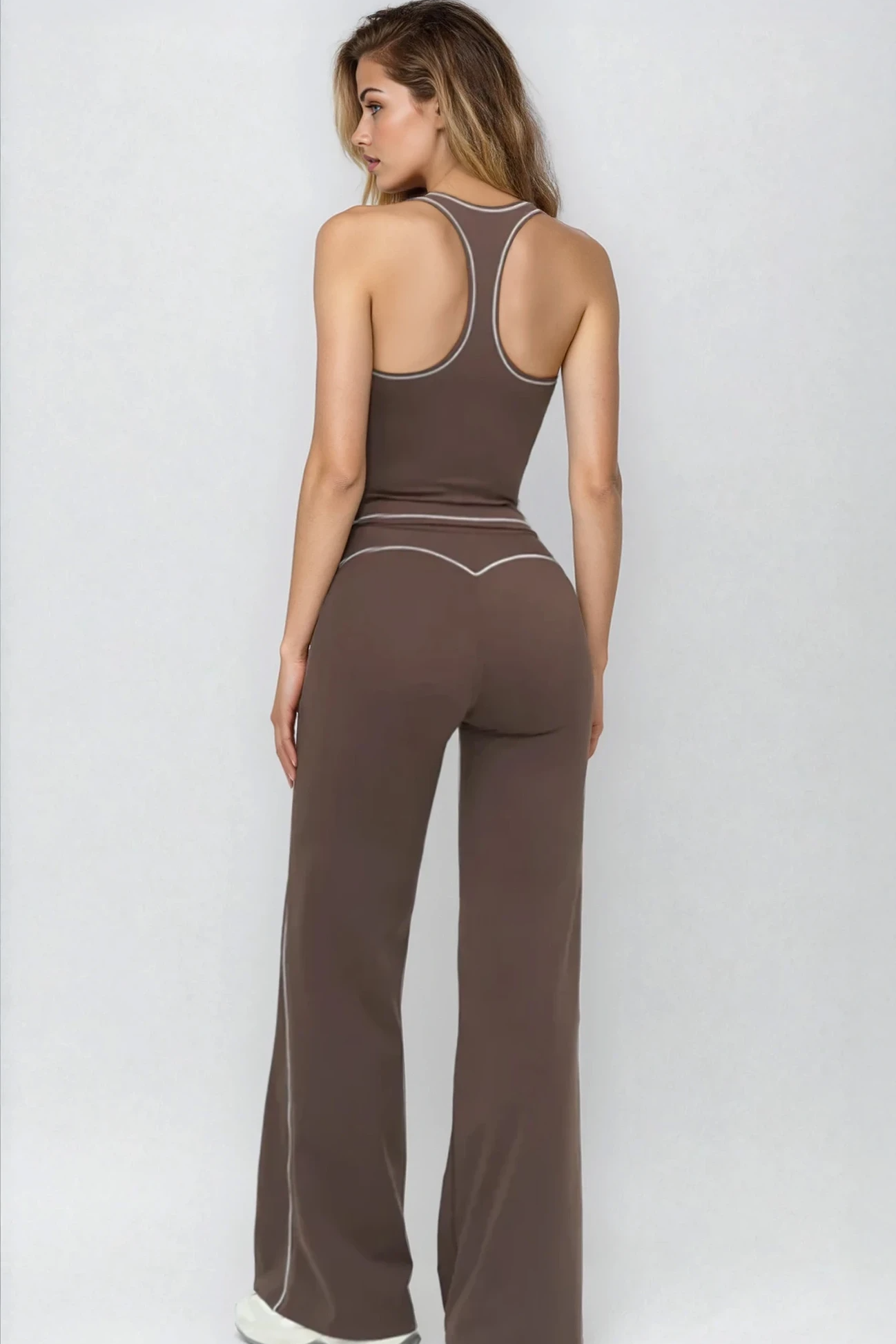 AMARA Straight Leggings Smoky Cocao