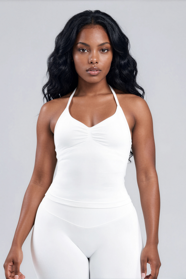Ana Halter Top Blanco