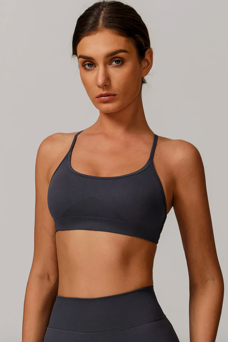 AURORA Sports Bra Deep Gray