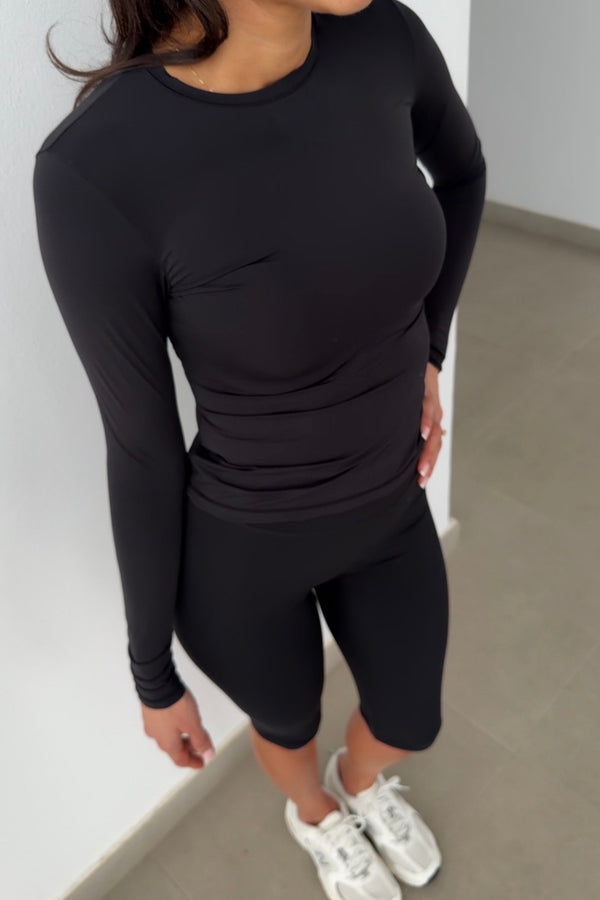 Ellie Long Sleeve Onyx