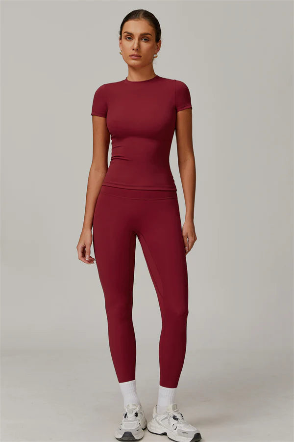 COLLÍN Basic Tee Rouge Noir