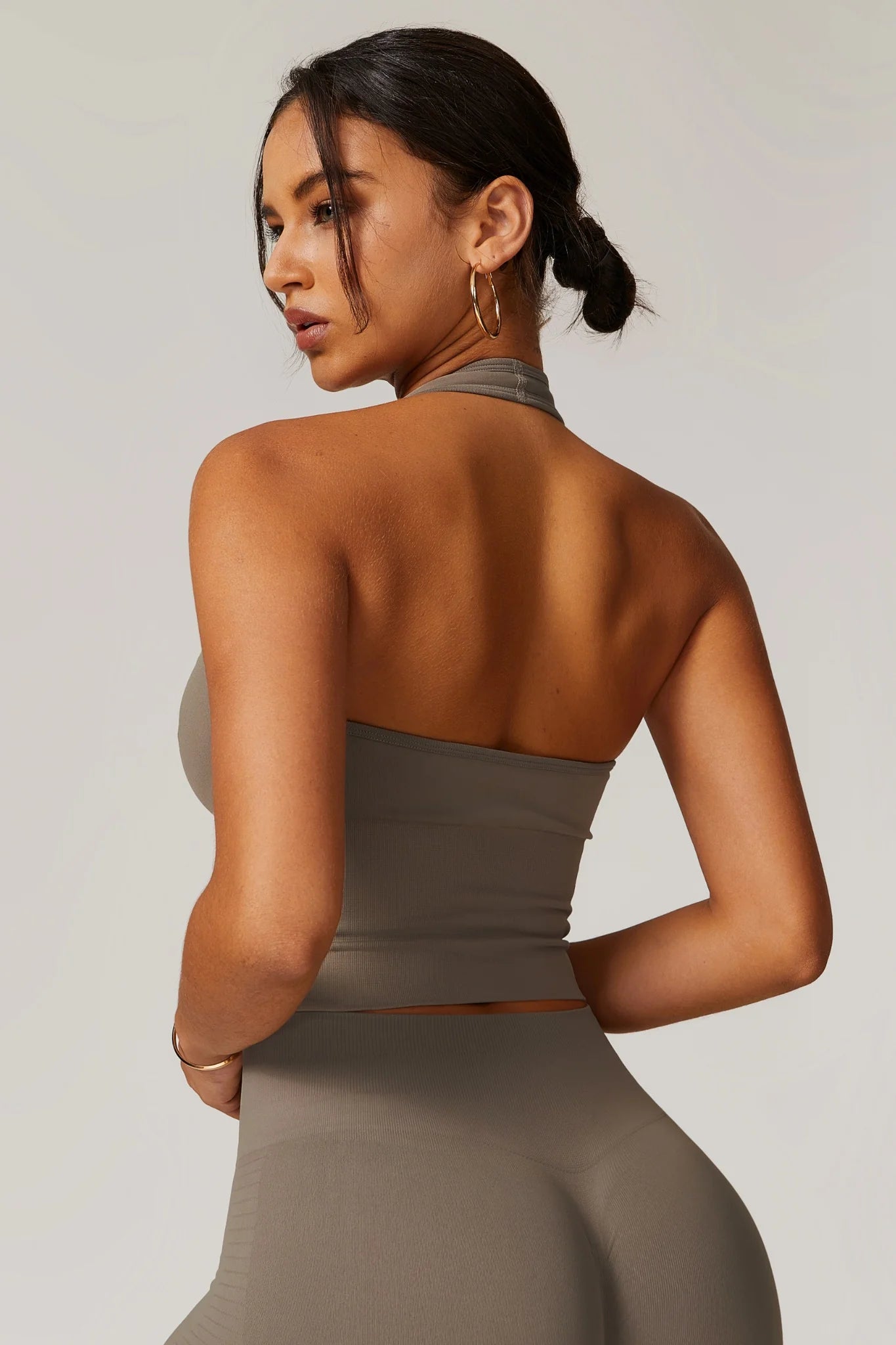 VALENCE Halter Top Smoky Cocao