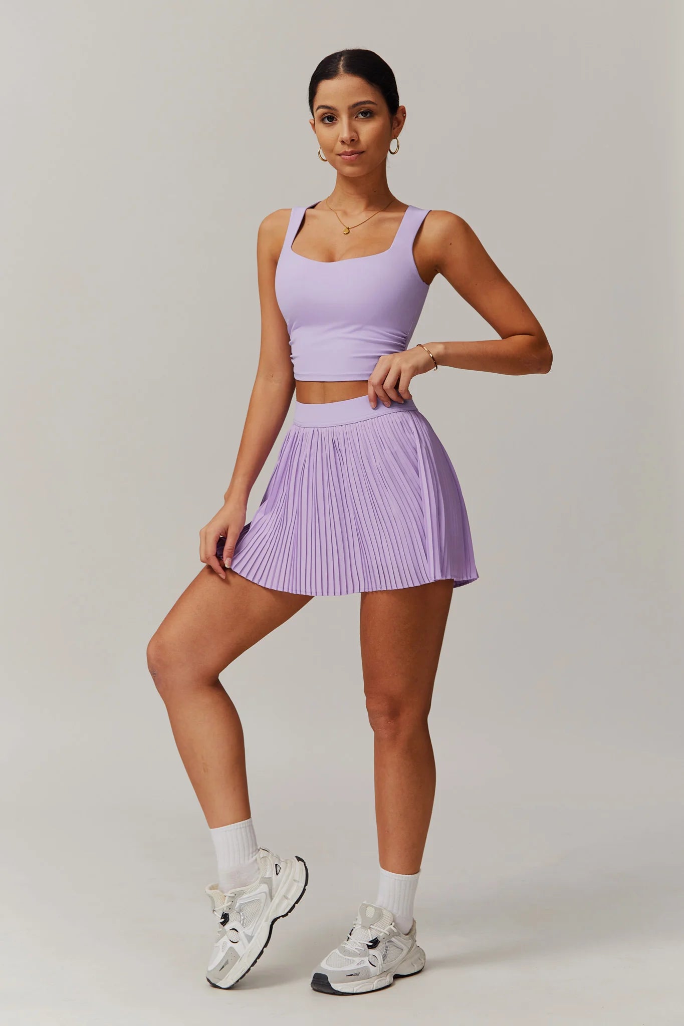 CHELSEA Crop Top Violette