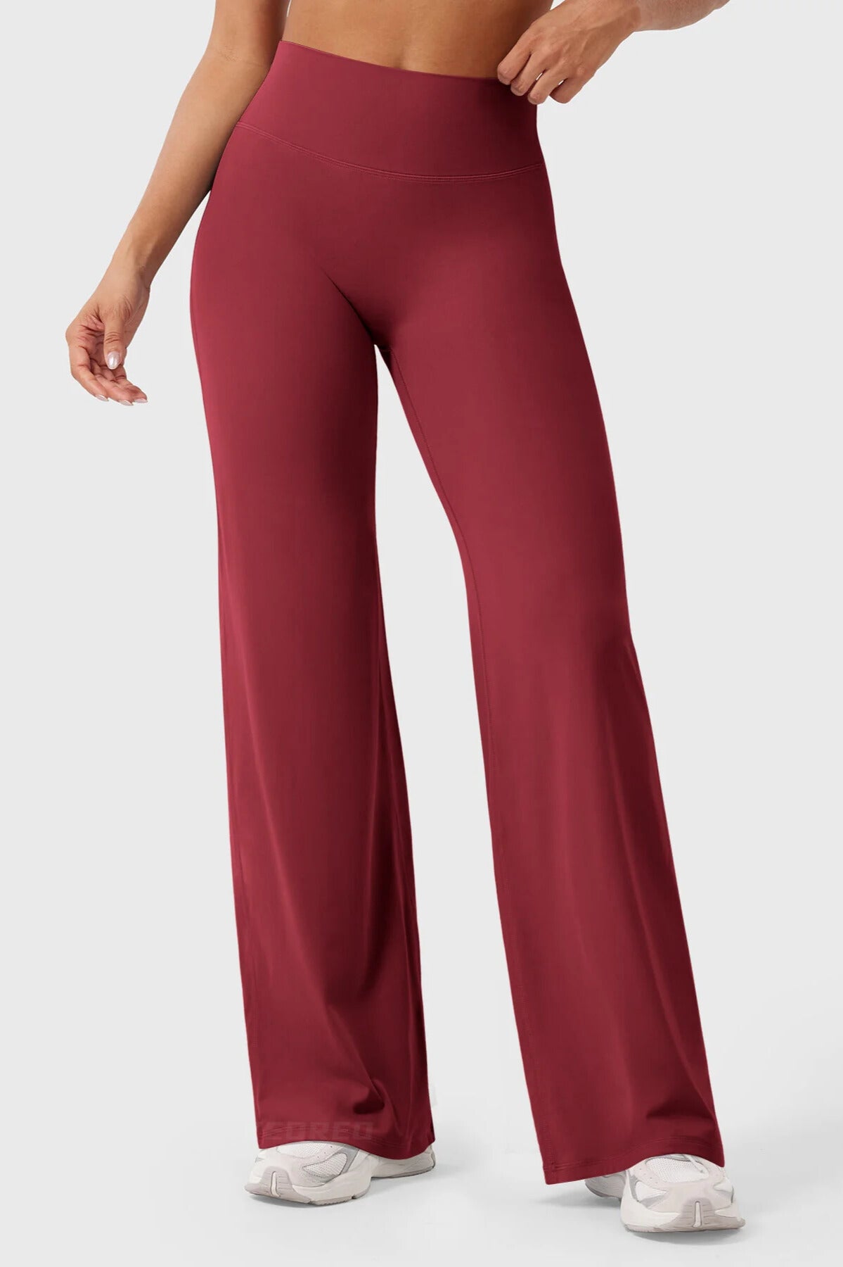 ÉDDA Flare Regular Length Leggings Rouge Noir