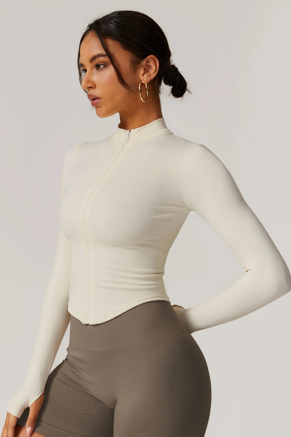 VALENCE Sculpt Jacket Créme Vanilla