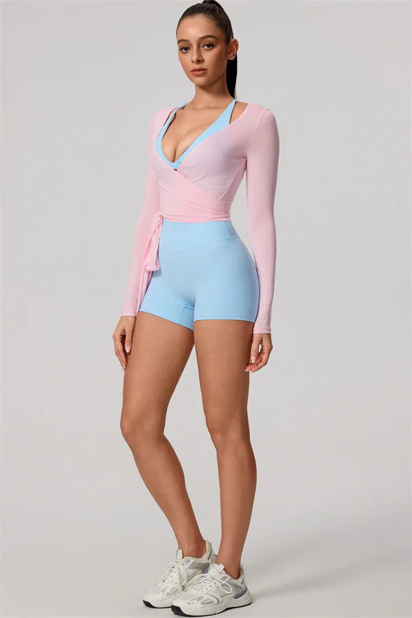 Valeria Wrap Top Blushe