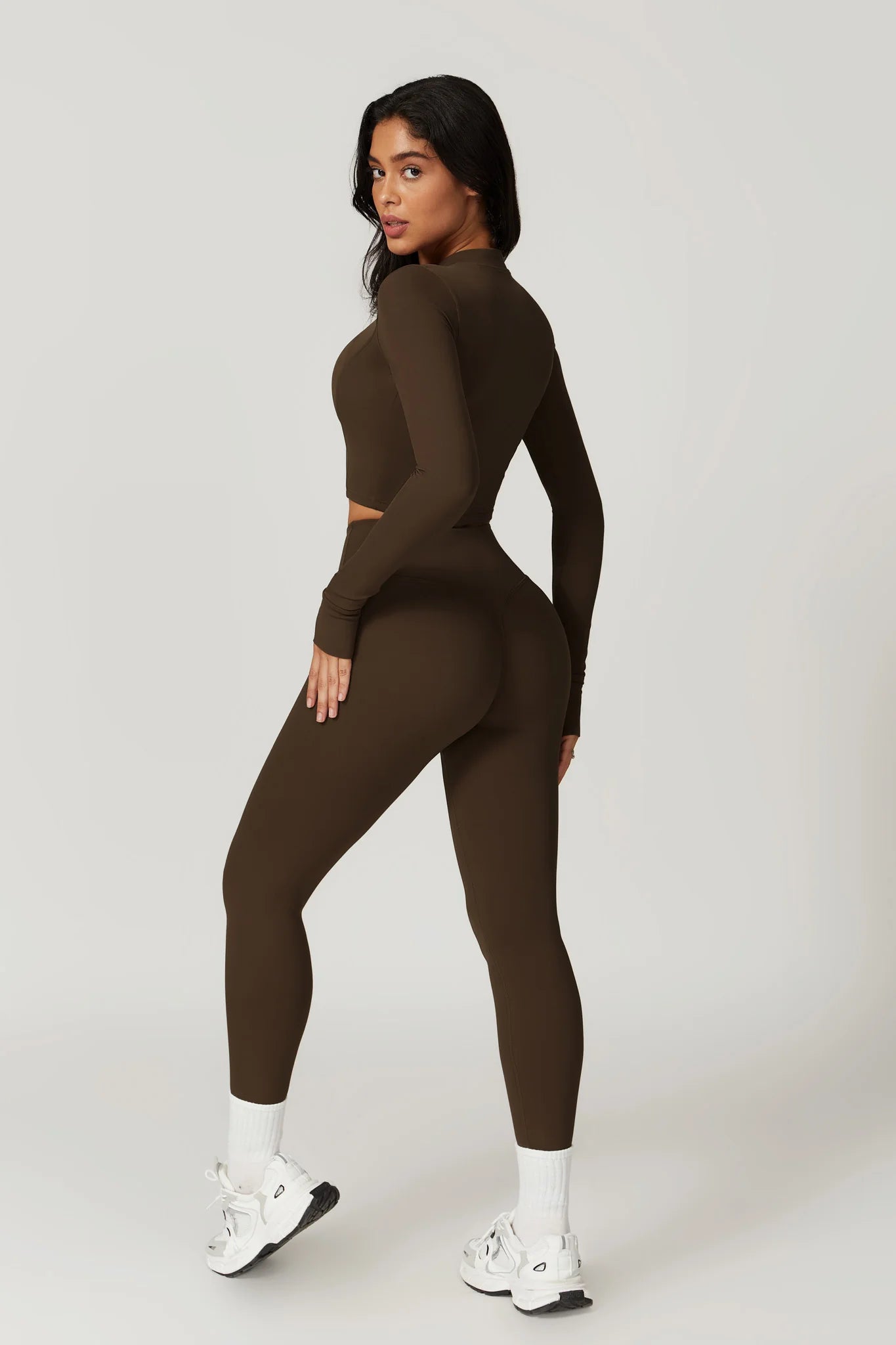 RUBIA Cropped Jacket Mocca