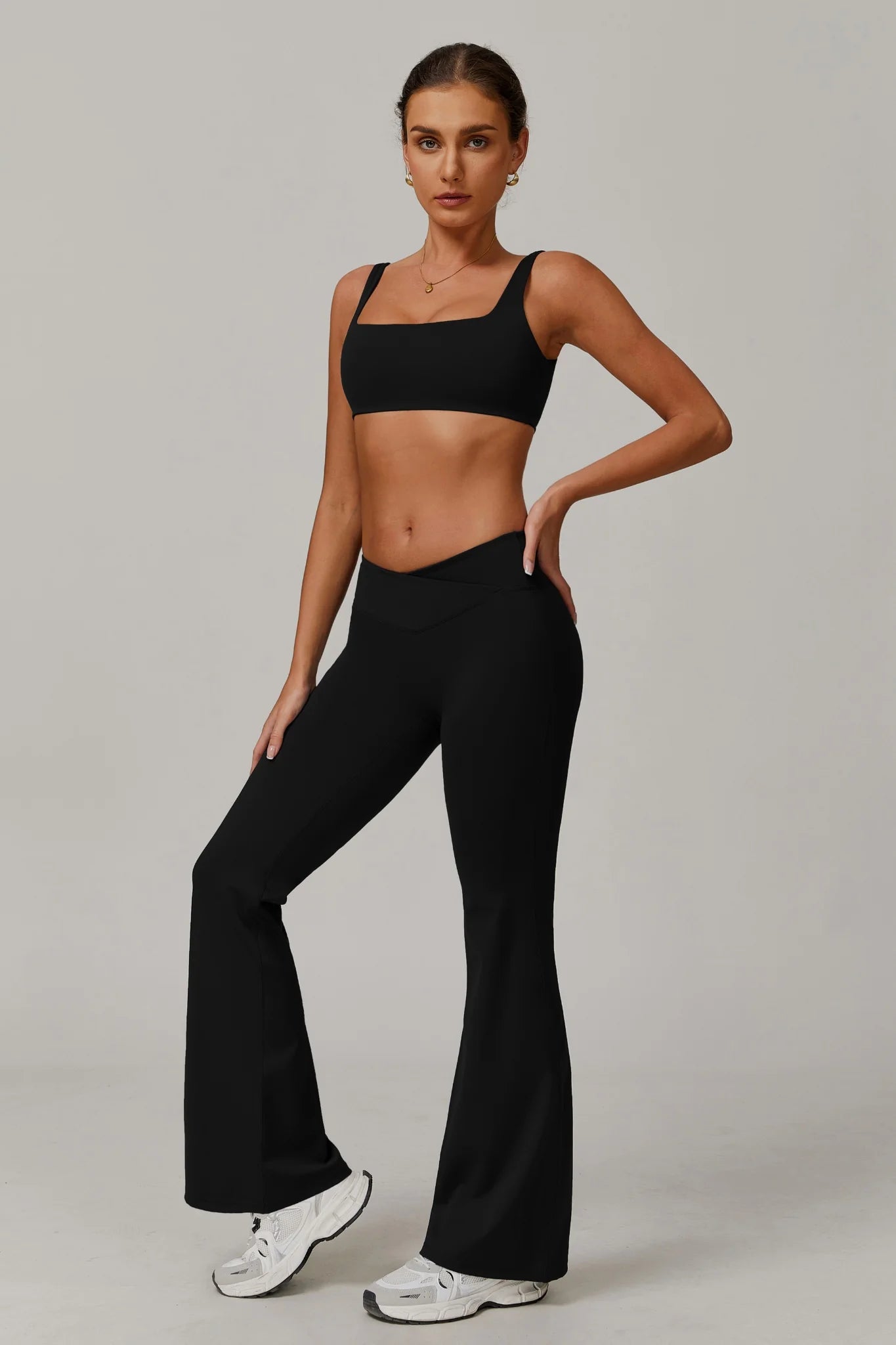 CÉLENE Flare Leggings Onyx
