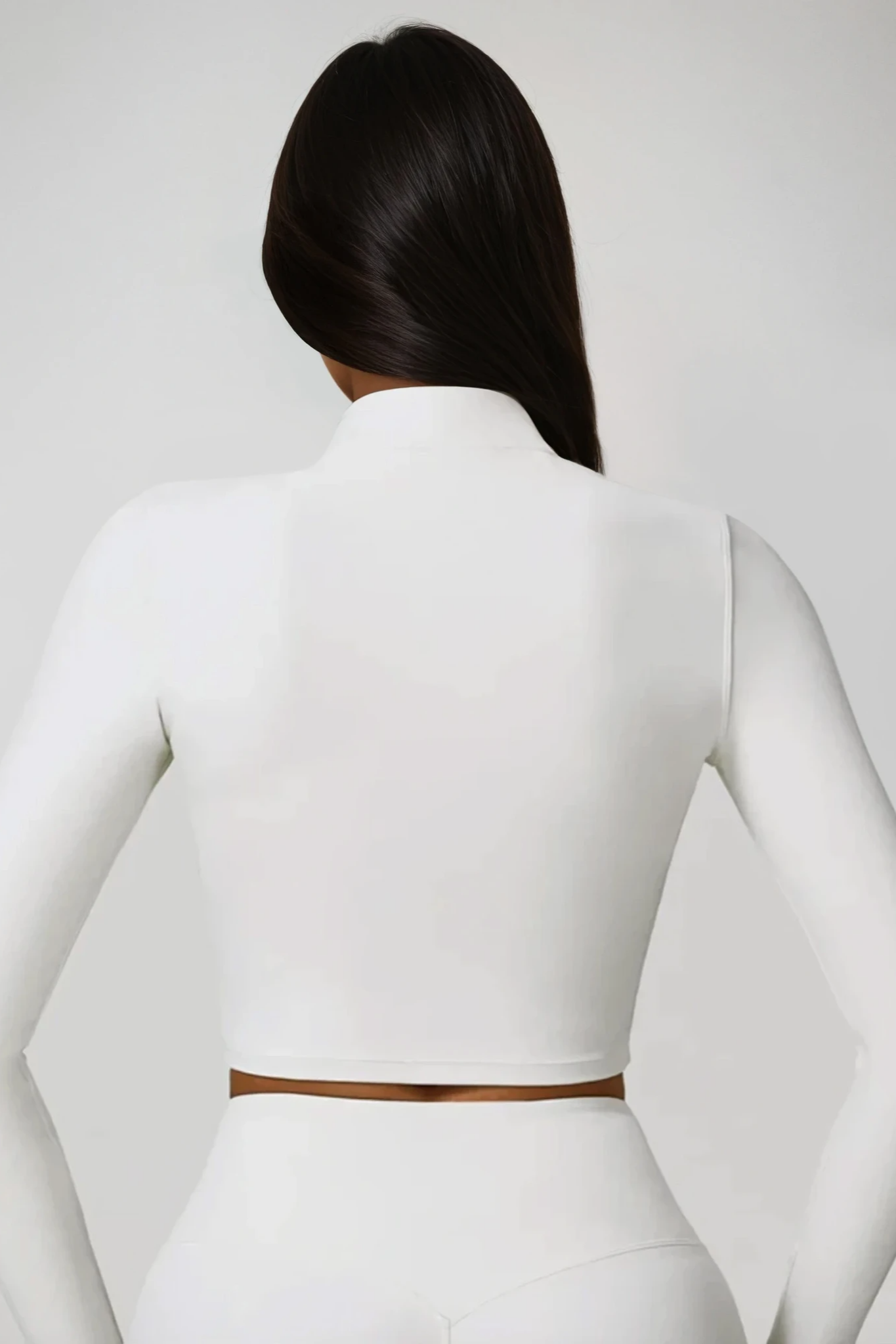 RUBIA Cropped Jacket Blanco