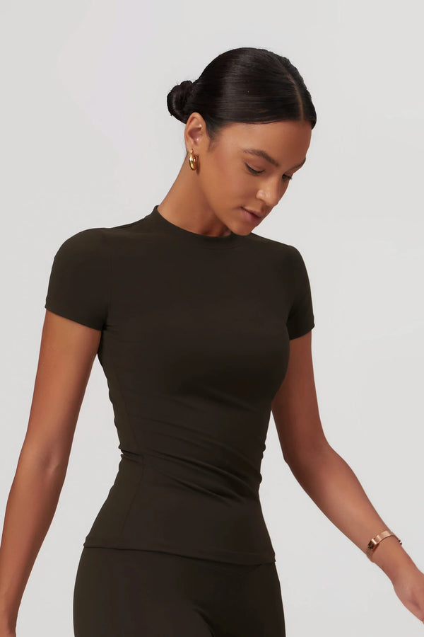 COLLÍN Basic Tee Mocca