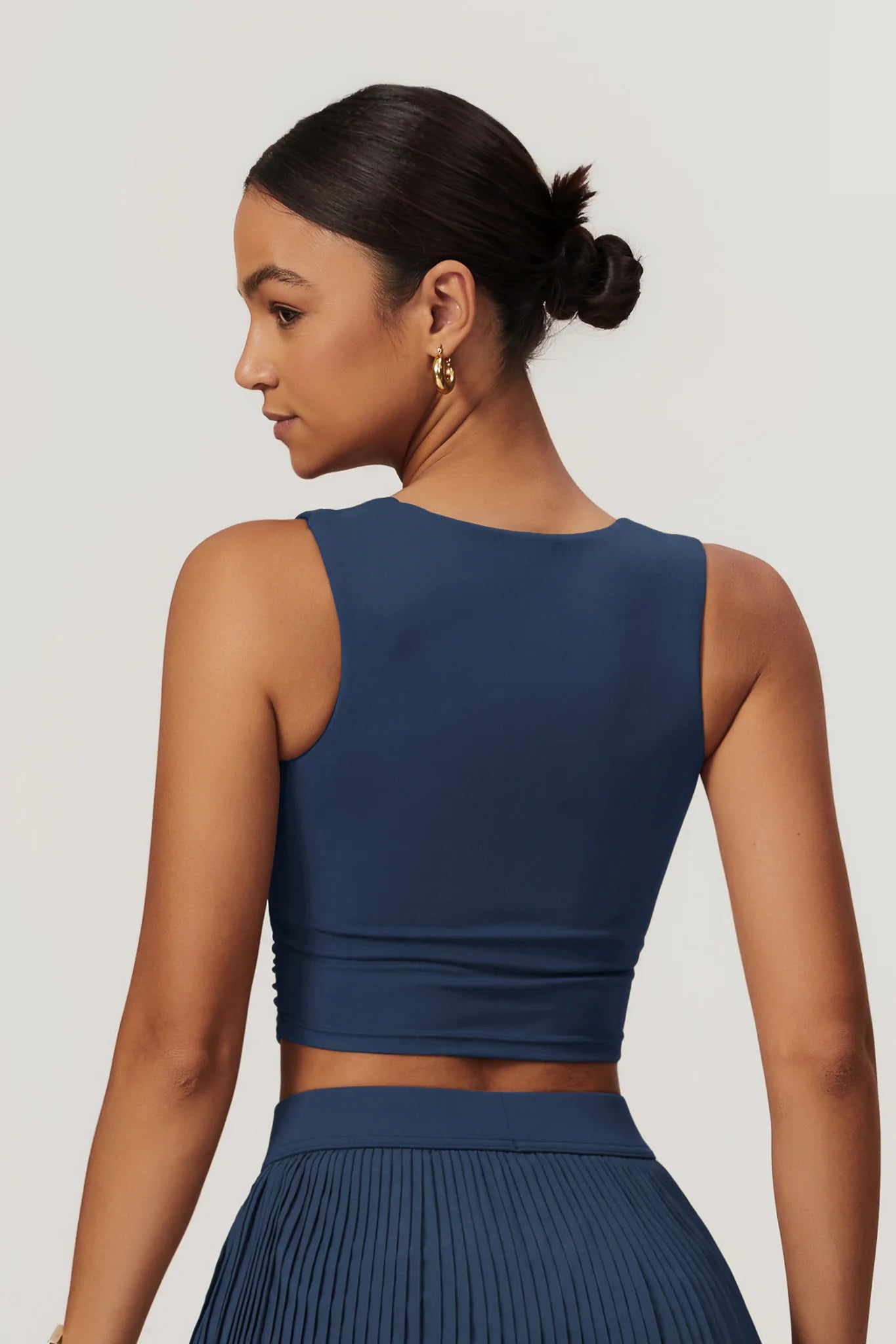 CHELSEA Crop Top Marine Éclipse