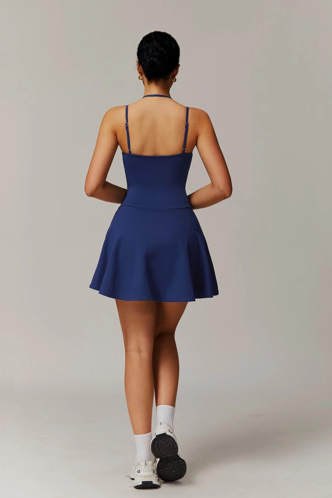 FÉLINA Mini Dress Marine Éclipse