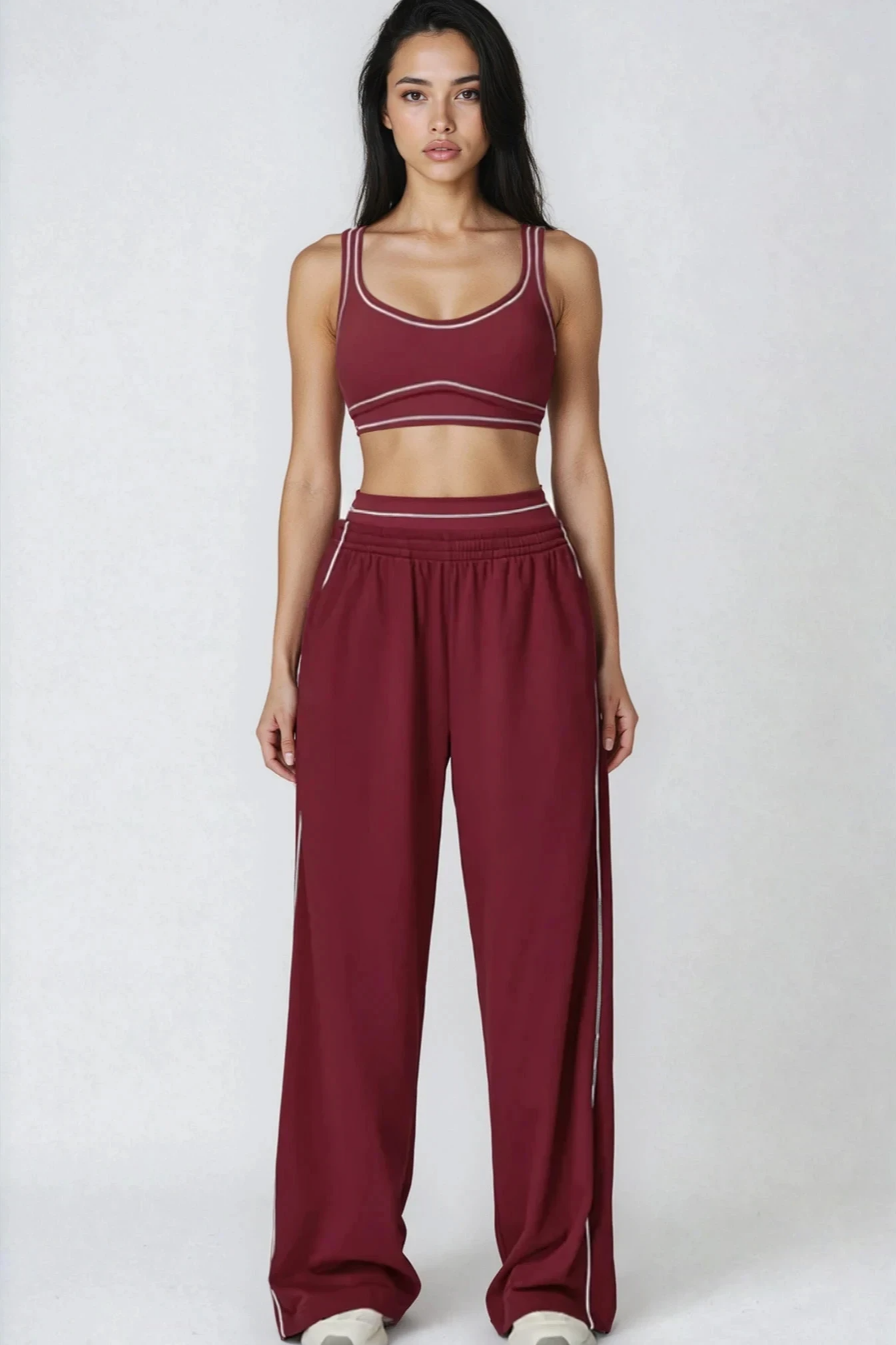 AMARA Sweatpants Rouge Noir