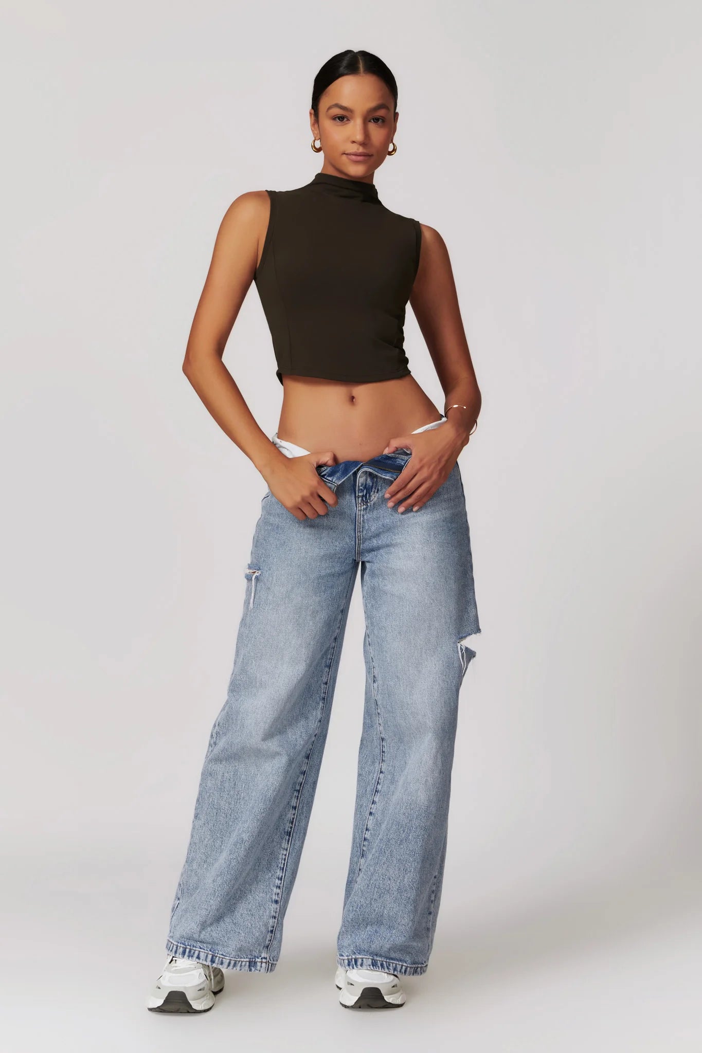 COLLÍN Crop Tank Mocca