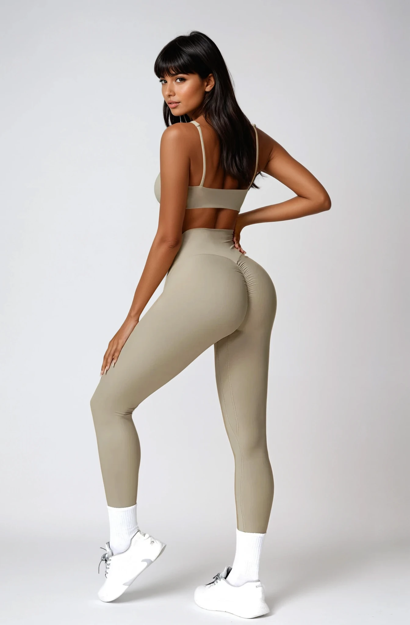 ALINÉ Leggings Linen Dune