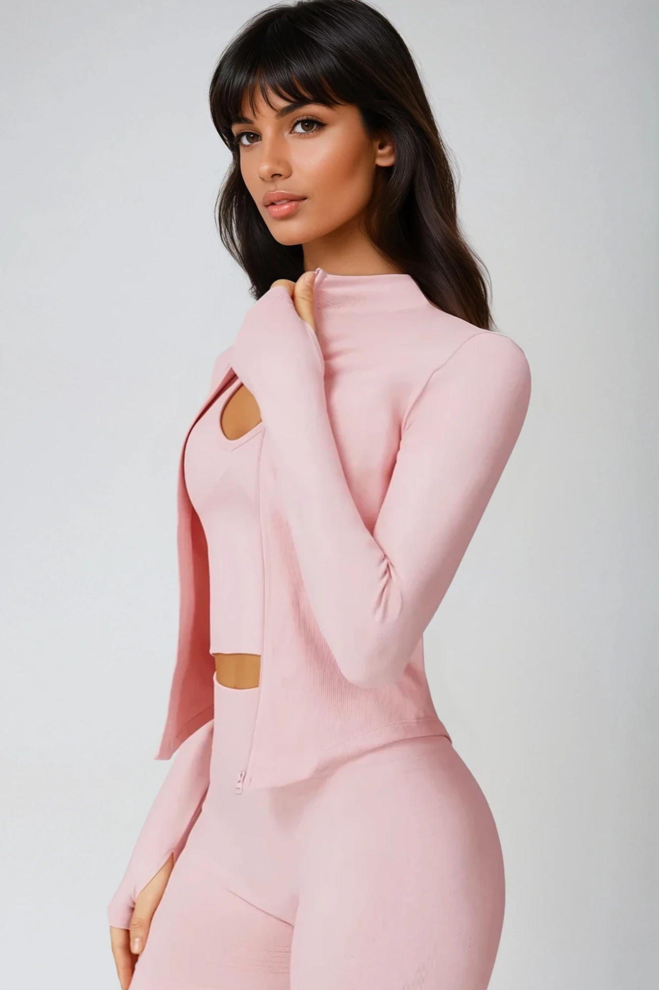 VALENCE Sculpt Jacket Blushe