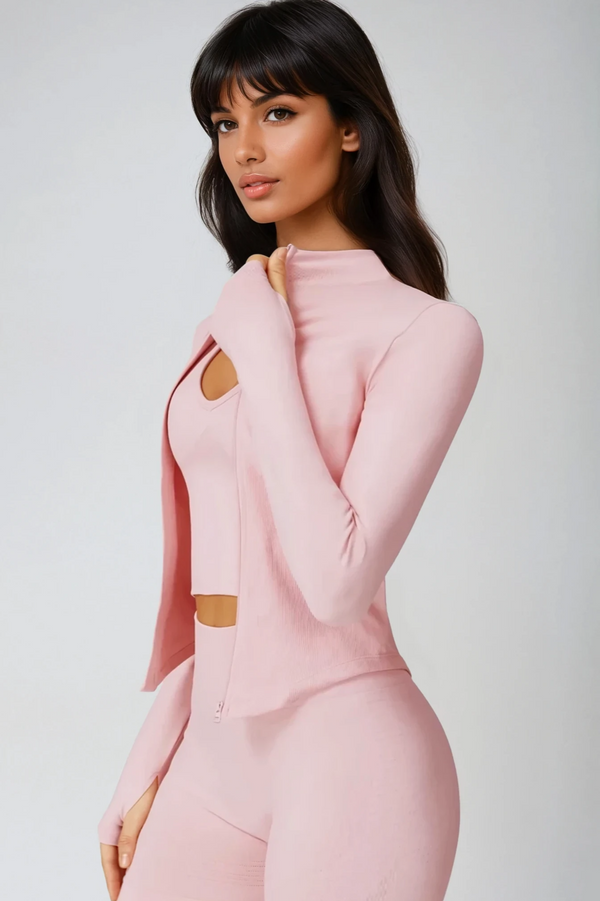 VALENCE Sculpt Jacket Blushe