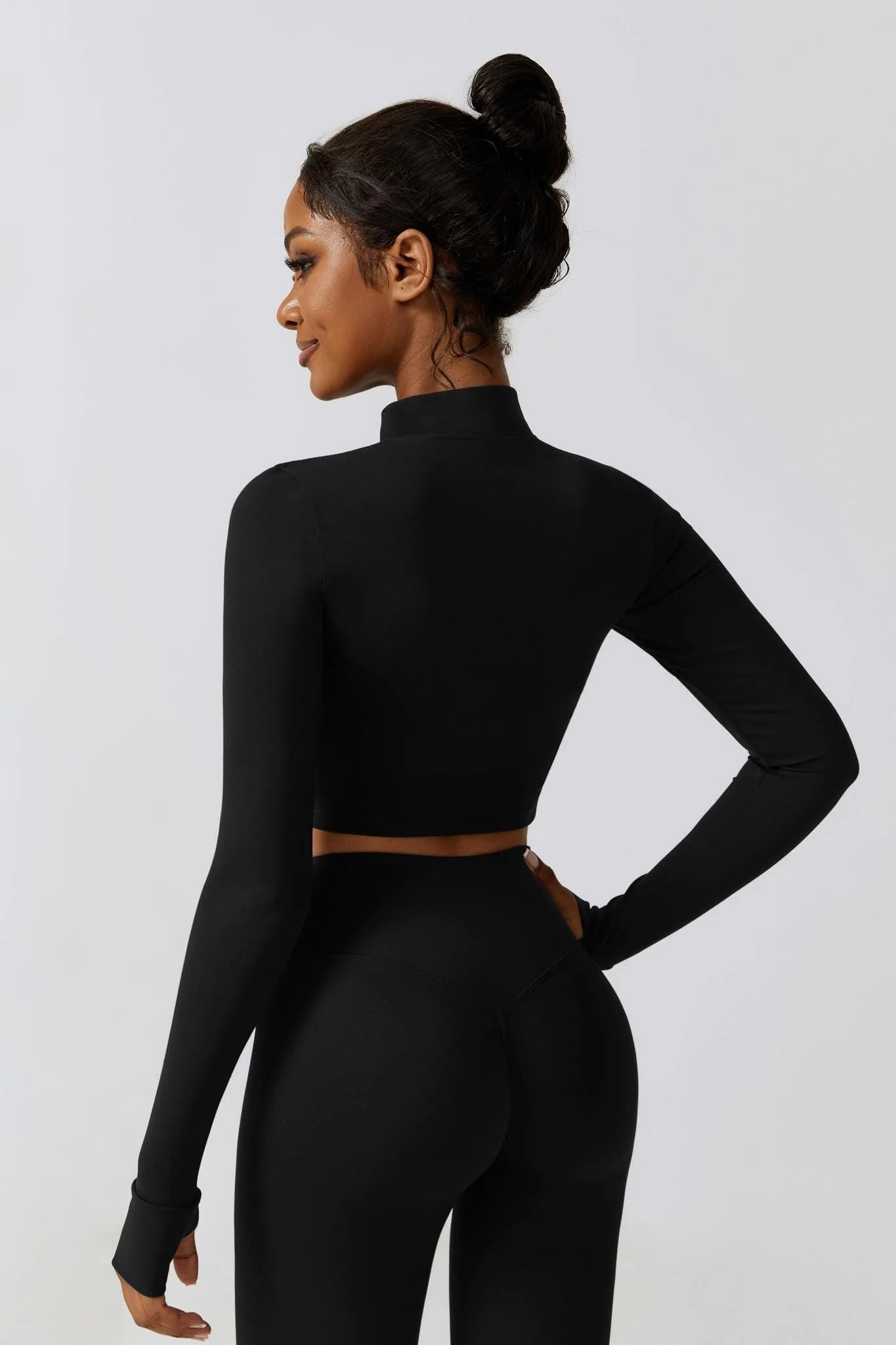 RUBIA Cropped Jacket Onyx