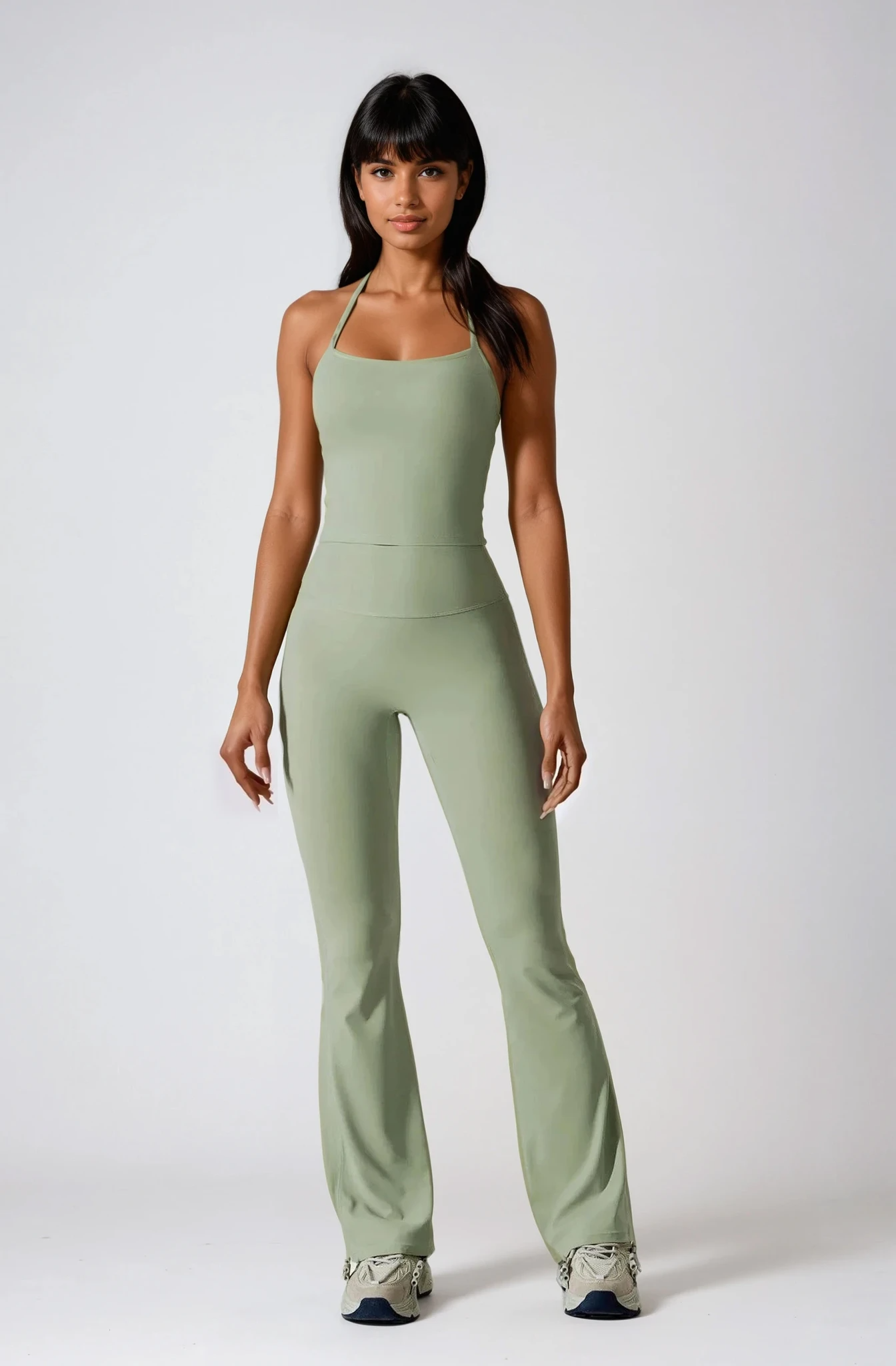 ALINÉ Cross top Pistachio