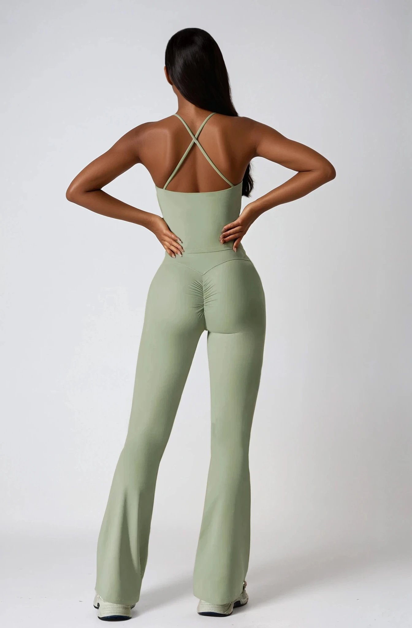 ALINÉ Cross top Pistachio